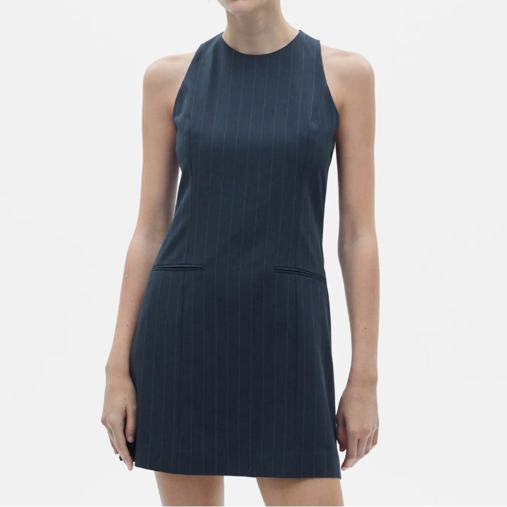 Mango Dark Navy Mini Dress
